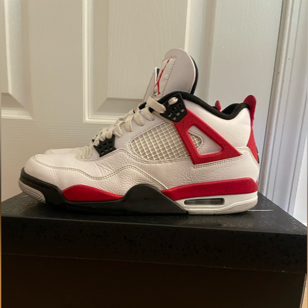 Air Jordan 4 Retro Red Cement Men 10.5